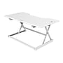 Rocelco 46"W Large Standing Desk Converter, Stand Up Triple Monitor Riser, White (R DADRW-46)~#|#~sp206052432_sc7