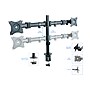 Rocelco 32"W Manual Adjustable Standing Desk Converter with Dual Monitor Mount, Black (R VADRB-DM2)~#|#~sp206052451_sc7