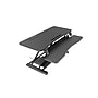 Rocelco 37.4"W Electric Standing Desk Converter with ACUSB Charger, Black (R EDRB)~#|#~sp206052488_sc7