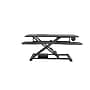Rocelco 37.4"W Electric Standing Desk Converter with ACUSB Charger, Black (R EDRB)~#|#~sp206052490_sc7