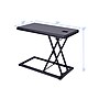 Rocelco 19"W Portable Small Standing Desk Converter with Carry Bag, Black (R PDRB)~#|#~sp206052639_sc7