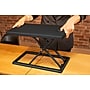 Rocelco 19"W Portable Small Standing Desk Converter with Carry Bag, Black (R PDRB)~#|#~sp206052641_sc7