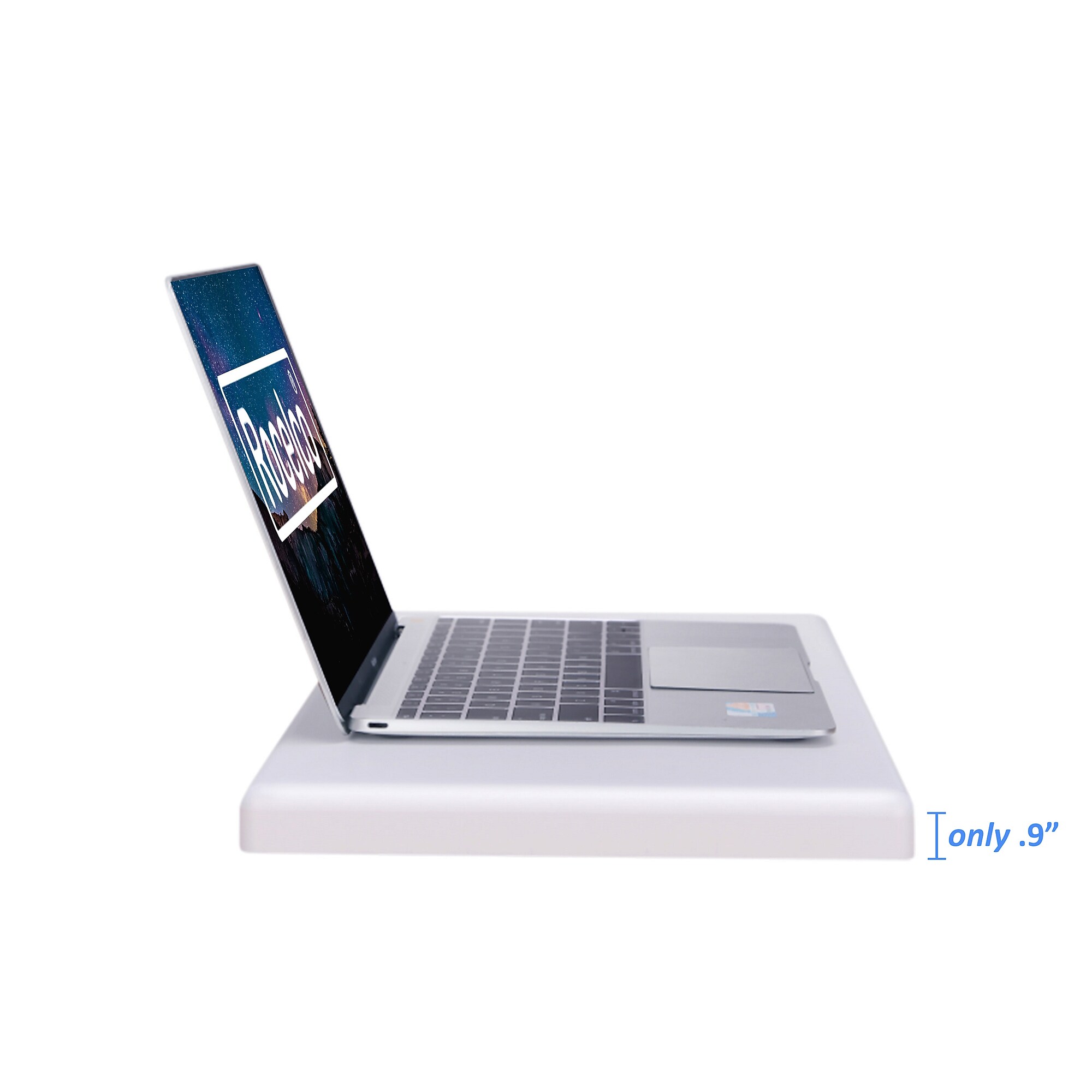 Rocelco 19″W Portable Small Standing Desk Converter with Carry Bag, White (R PDRW) Sansujyuku sansujyuku.com