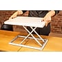 Rocelco 19"W Portable Small Standing Desk Converter with Carry Bag, White (R PDRW)~#|#~sp206052649_sc7