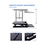 Rocelco 32"W Manual Adjustable Standing Desk Converter, Black (R VADRB)~#|#~sp206052656_sc7