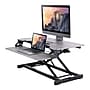Rocelco 31.5"W Adjustable Standing Desk Converter, Gray (R VADRG)~#|#~sp206052675_sc7