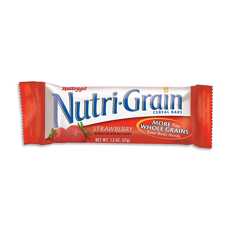 Nutri-Grain Strawberry Breakfast Bar, 1.3 oz., 8 Bars/Box (KEE35902) image 1