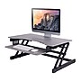 Rocelco 32"W Manual Adjustable Standing Desk Converter, Gray (R ADRG)~#|#~sp206113216_sc7