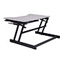 Rocelco 32"W Manual Adjustable Standing Desk Converter, Gray (R ADRG)~#|#~sp206113217_sc7