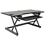 Rocelco 46"W Manual Adjustable Standing Desk Converter, Black (R DADRB-46)~#|#~sp206113222_sc7