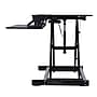 Rocelco 32"W Manual Adjustable Standing Desk Converter, Black (R VADRB)~#|#~sp206113500_sc7