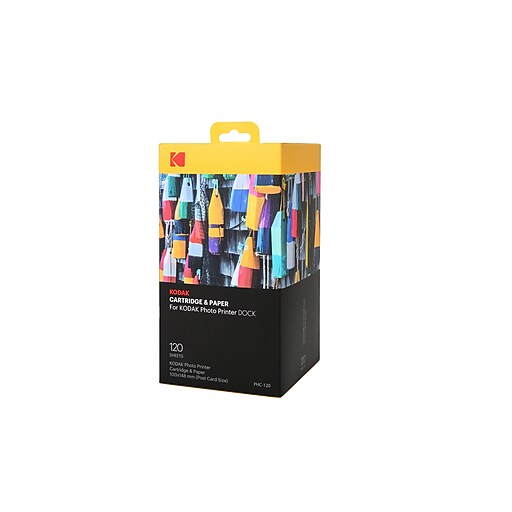 Kodak 4' x 6" Dye Sub Paper 120 pack (KODPHC120) at Staples
