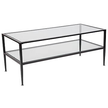 Must Have Flash Furniture Newport, Metal And Glass Coffee Table Target