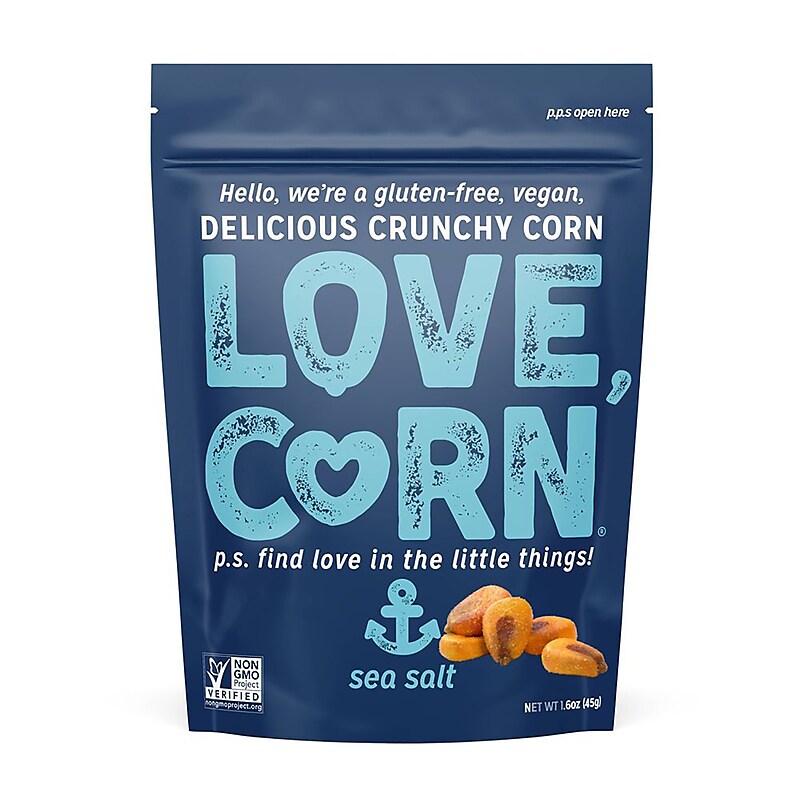 Love Corn Sea Salt, 1.6 Oz, 10/Box (307-00384) image 1