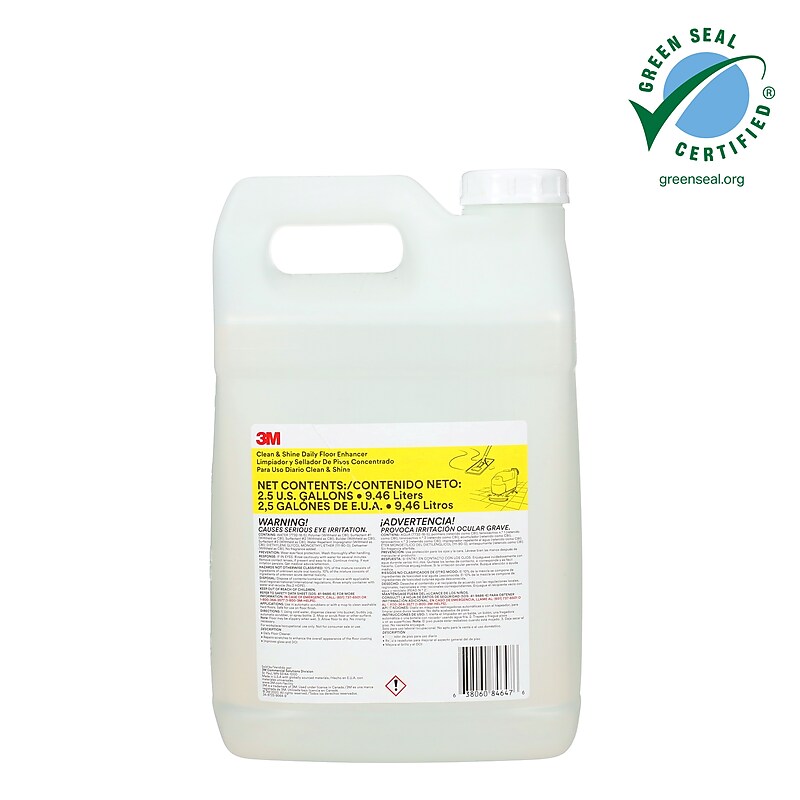 3M Clean & Shine Daily Floor Enhancer Concentrate 35A, 0.5 gal, 4/Carton image 1