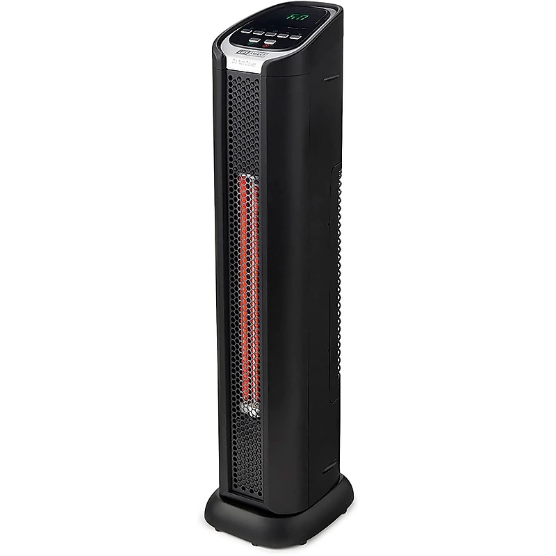 Lifesmart Electric Infrared PTC Tower Heater, 5118 BTU, Black (HT1053PTC) image 1
