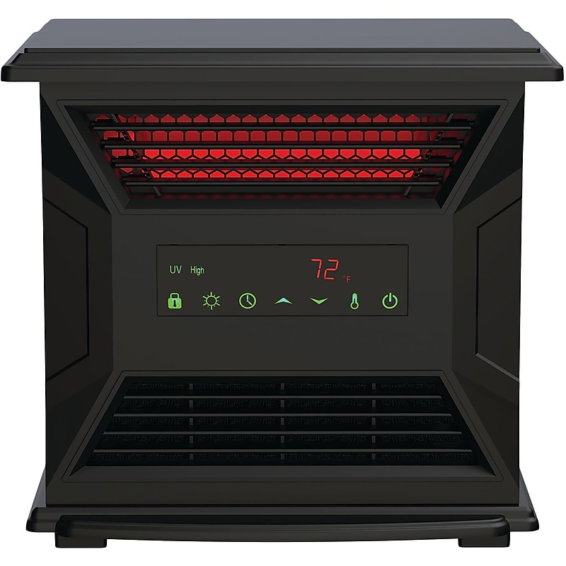 Lifesmart Electric Intake Infrared Heater, 5000-5999 BTU, Black (HT1276) image 1