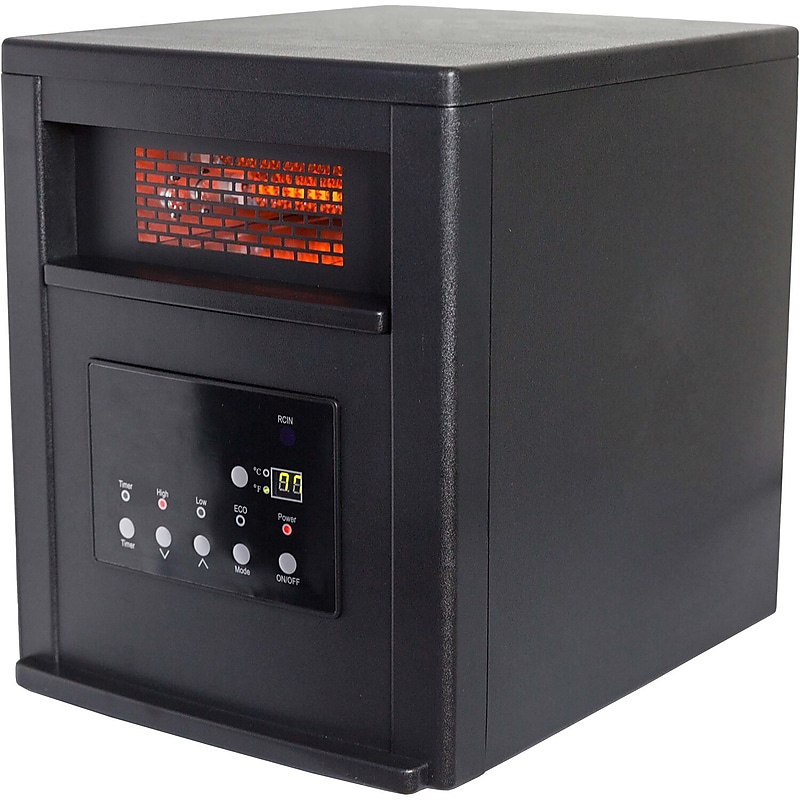 Lifesmart Electric Infrared Heater 5118 BTU, Black (KUH15-02) image 1