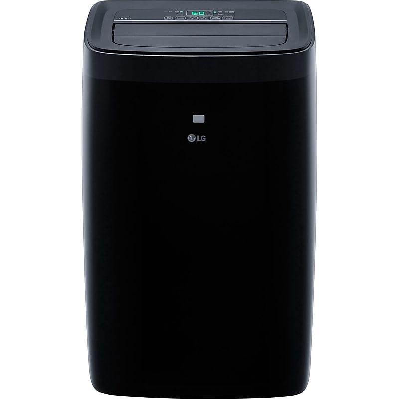 LG 115-Volt 14000 BTU (10000 BTU DOE) Portable Air Conditioner with Remote, WiFi Enabled, Black (LP1021BSSM) image 1