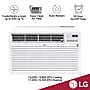 LG 10,000 BTU 230V Through-the-Wall Air Conditioner 11,200 BTU Supplemental Heat Function, White (LT1033HNR)~#|#~sp207328478_sc7