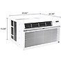 LG Energy Star 12,000 BTU 115V Window-Mounted Air Conditioner, Wi-Fi Enabled, White (LW1217ERSM1)~#|#~sp207328518_sc7