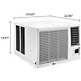 LG Electronics 12,000 BTU Heat Cool Window Air Conditioner, WiFi Enabled, White (LW1221HRSM)~#|#~sp207328547_sc7