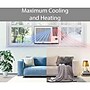 LG Electronics 18,000 BTU Heat Cool Window Air Conditioner, WiFi Enabled, White (LW1821HRSM)~#|#~sp207328618_sc7