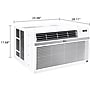 LG Electronics 24,500 BTU Smart Window Air Conditioner with Remote, White (LW2521ERSM)~#|#~sp207328674_sc7