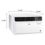 LG 8,000 BTU Dual Inverter Smart Window Air Conditioner, White (LW8022IVSM)~#|#~sp207328710_sc7