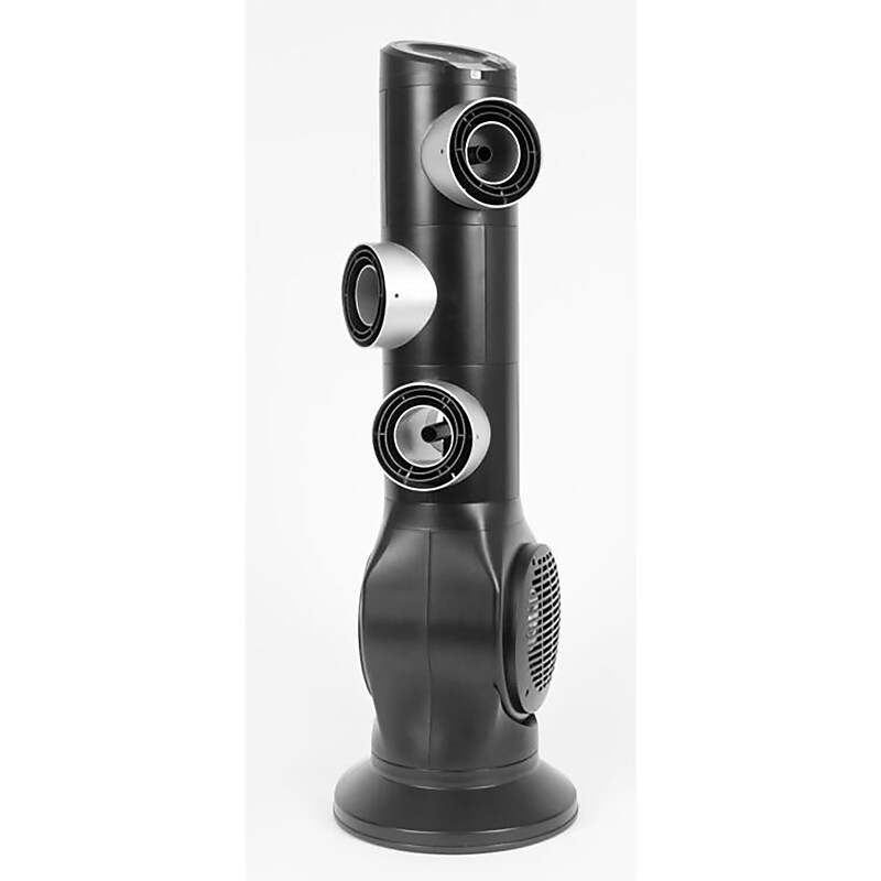 Lifesmart Electric Texas Tornado Oscillating Tower Fan,  Black (MCFN7000US) image 1