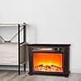 Lifesmart Electric Fireplace Heater 5300 BTU, Dark Walnut (MDFP2090US)~#|#~sp207328749_sc7