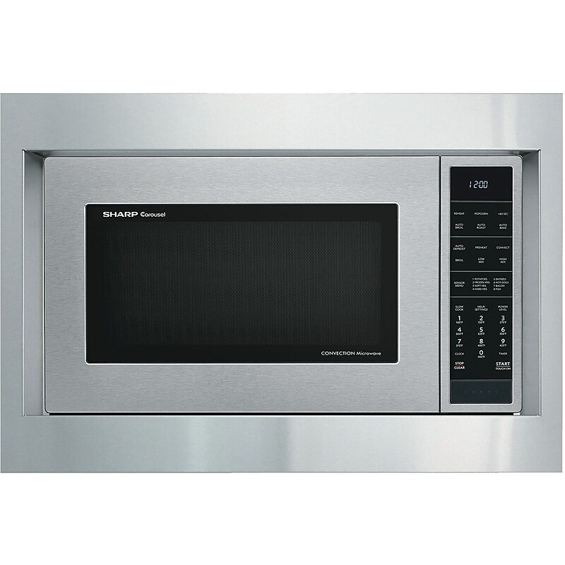 Sharp 1.4 Cu. Ft. Flush Mount Built-In Microwave Oven, Stainless Steel (RK94S27F) image 1