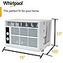 Whirlpool 5000 BTU Window Air Conditioner with Remote, White (WHAW050DW)~#|#~sp207329697_sc7