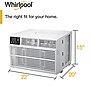 Whirlpool 115-Volt 10000 BTU Window Air Conditioner with Remote, White (WHAW101CW)~#|#~sp207330028_sc7