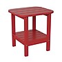 Flash Furniture Newport Indoor-Outdoor 2-Tier Adirondack Side Table, Red (LEHMP1351517HRD)~#|#~sp207563833_sc7