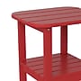 Flash Furniture Newport Indoor-Outdoor 2-Tier Adirondack Side Table, Red (LEHMP1351517HRD)~#|#~sp207563883_sc7