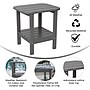 Flash Furniture Newport Indoor-Outdoor 2-Tier Adirondack Side Table, Gray (LEHMP1351517HGY)~#|#~sp207563945_sc7