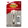 Command Large Designer Hooks, Brushed Nickel, 1 Hook, 2 Strips/Pack (17083BN-ES)~#|#~sp207564772_sc7