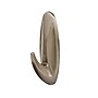 Command Large Designer Hooks, Brushed Nickel, 1 Hook, 2 Strips/Pack (17083BN-ES)~#|#~sp207564785_sc7