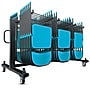 Flash Furniture Hawkins Folding Table and Chairs Mobile Cart, 330 lb. Capacity, Black (QINFRCW45425)~#|#~sp207565912_sc7