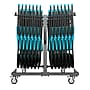 Flash Furniture Hawkins Folding Table and Chairs Mobile Cart, 330 lb. Capacity, Black (QINFRCW45425)~#|#~sp207566079_sc7