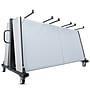 Flash Furniture Hawkins Folding Table and Chairs Mobile Cart, 330 lb. Capacity, Black (QINFRCW45425)~#|#~sp207566084_sc7
