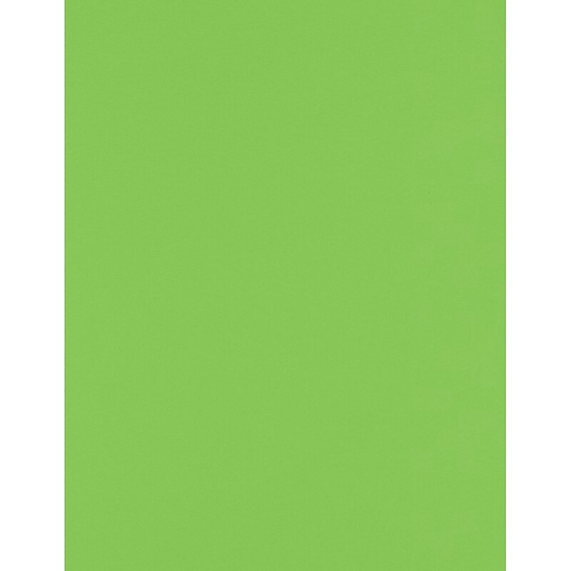 JAM PAPER 8.5” x 11” Cardstock, 100lb, Limelight, 50/pack  (81211-C-199-50) image 1