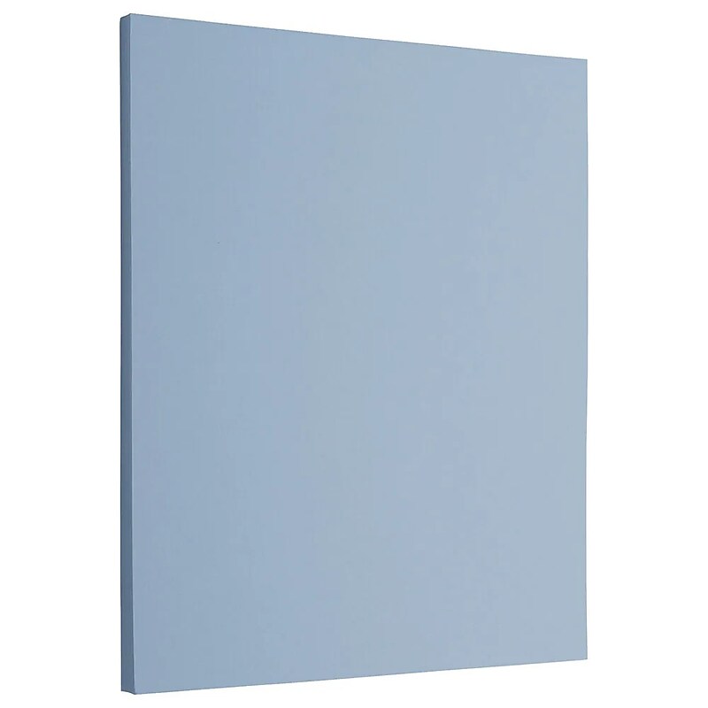 JAM Paper 8.5" x 11", 32lb, Baby Blue, 100 Sheets/Pack (5155794G) image 1