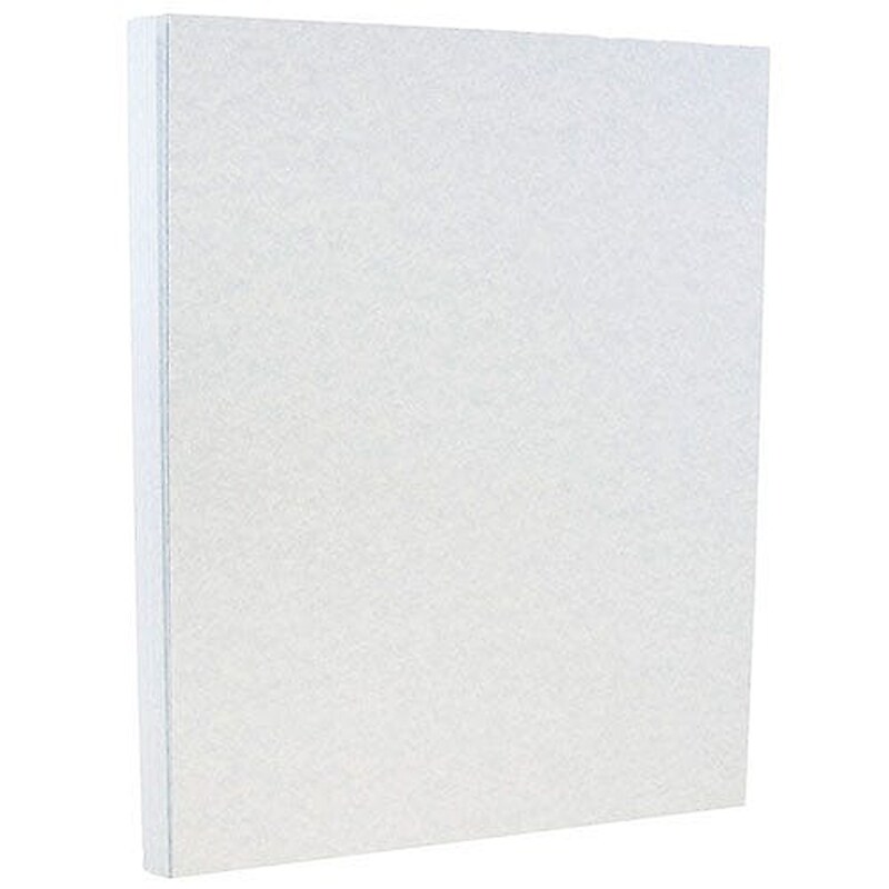 JAM PAPER 8.5" x 11" Parchment Cardstock, 65lb, Blue, 100/pack  (96700000G) image 1