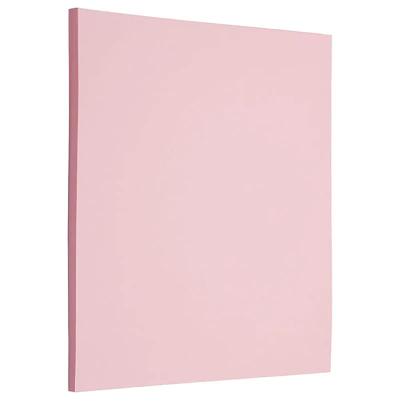 JAM Paper 8.5" x 11" Paper, 32lb, Baby Pink Pastel, 100 Sheets/Pack (5155793G) image 1