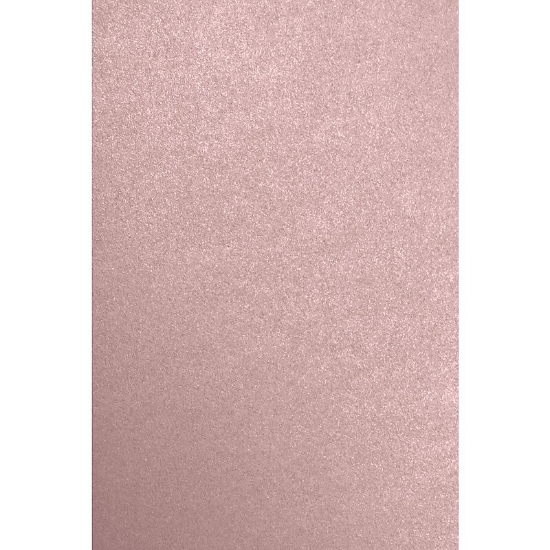 JAM PAPER 12" x 18" Cardstock, Misty Rose Metallic, 50/pack  (1218-C-M203-50) image 1