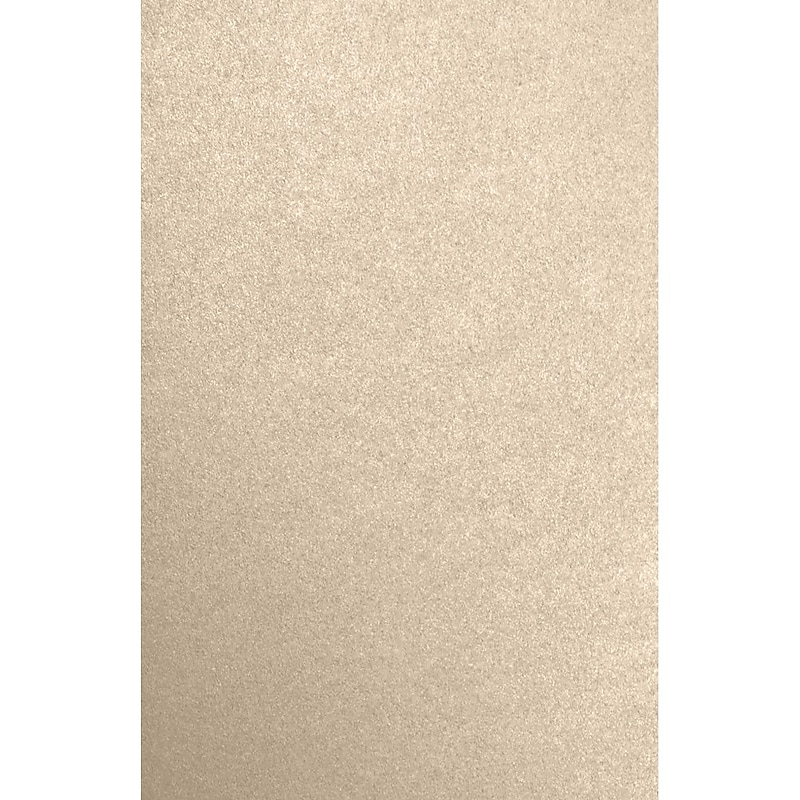 JAM Paper 11" x 17" Color Multipurpose Paper, 80 lbs., Taupe Metallic, 50 Sheets/Ream (1117-P-M09-50) image 1