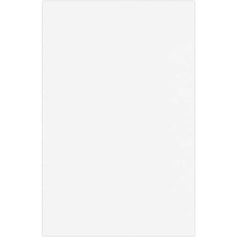 JAM PAPER 11" x 17" Cardstock, 130lb, White, 50/pack  (1117-C-130W-50) image 1
