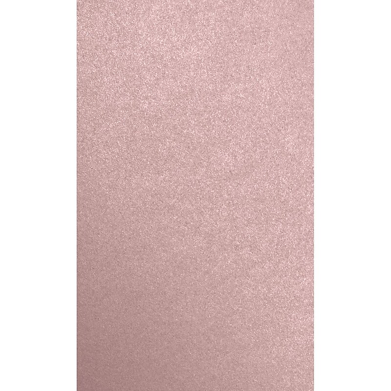 JAM PAPER 8.5" x 14" Multipurpose Paper, Misty Rose Metallic, 50/Pack (81214-P-M203-50) image 1